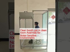 Wykorzystanie kabiny czystej w pomieszczeniu czystej