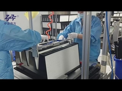 Zgalwanizowany stalowy ram V Bank HEPA Filter, 0,3um HEPA Filtr powietrza H13 Wysoka pojemność pyłu