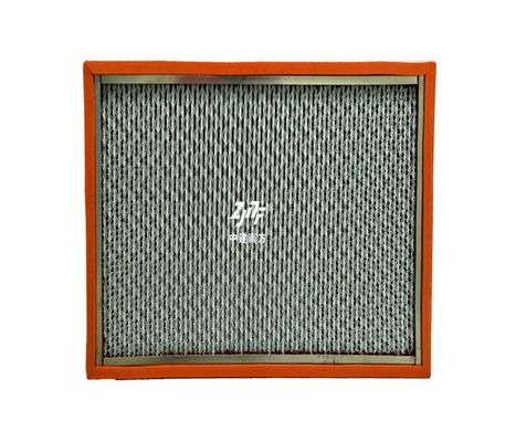 Przemysł Fabryka Półprzewodnik H14 H13 250°C Włókno szklane Filtr HEPA, Panel z filtrem powietrza HEPA o wysokiej temperaturze