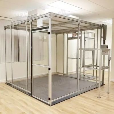 Modułowe pomieszczenie czyste bez pyłu, komórka z modułową strukturą i filtrem HEPA H14