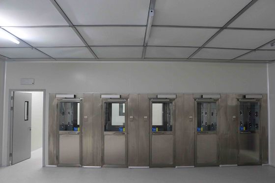 Prefabrykowane modułowe pomieszczenie czyste klasy 100 1000 ISO 5 8 Miękkie stoisko ścienne z kurtyny PVC