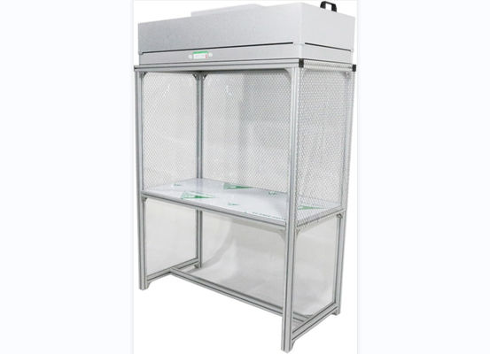 Powierzchnia robocza ze stali nierdzewnej/aluminiowej Laminar Flow Hood Lab 1000-1200m3/h Światło fluorescencyjne