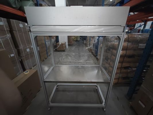 Wysokiej wydajności Laminarny system przepływu powietrza Stopa robocza ze stali nierdzewnej Przenośna automatyczna kontrola przepływu powietrza