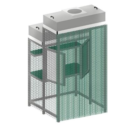 Kabina do pomieszczeń czystych z filtrem przepływowym 99,99%