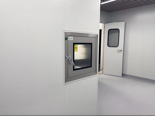Pokój czysty szafa przejściowa dla kontrolowanych przedmiotów miejsce transferu zamknij aktywuj odzyskać nie otwieraj obu drzwi jednocześnie