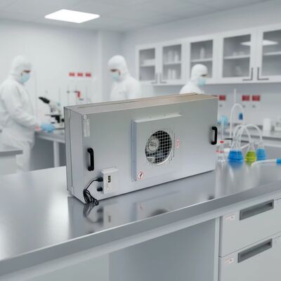 quality Jednostka filtrów wentylatorów HEPA o wydajności 99,99% SUS304 ze stali nierdzewnej i trójprędkościowe sterowanie pomieszczeniami czystymi factory